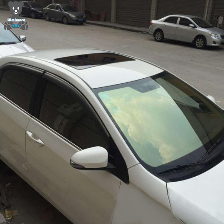 PVC Glossy Car Roof Vinyl Film Stickers Simulation Panoramic Sunroof ...