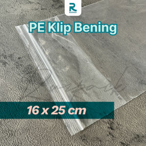 Plastik PE Klip Bening [Isi 100] Ziplock Transparant Kantong Saos 3x5 4x6 5x8 7x10 8.7x13 10x15 11x17 12x20 16x25 20x30 25x35 30x40