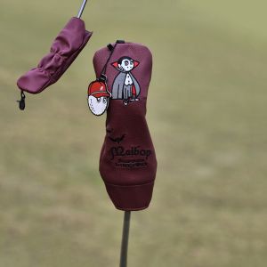 Vampire Golf Club #1 #3 #5 UT Headcovers Driver Fairway Woods Cover Leather Head Covers Set Protector Golf Accessories