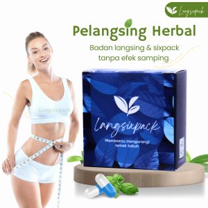 Langsixpack Pelangsing Herbal Menurunkan Berat Badan Ampuh dan Aman