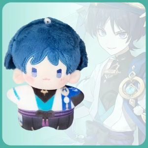 10cm Game Cartoon Wanderer Balladeer Kabukimono Scaramouche Kunikuzushi Anime Plush Figure Cute Pendant Keychain Toy Gift