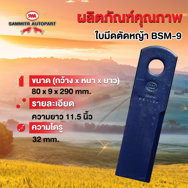 ใบมีดตัดหญ้า แบบตรง ( 1 คู่ ) | Lazada Thailand