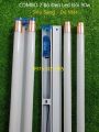 [ 2 Bộ ] Đèn Led Đôi 1m2 90w siêu sáng (1 máng & 2 bóng) [Đủ Wat]. 