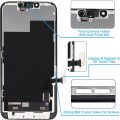 Screen Replacement for iPhone Xs Max 6.5', 3D Touch Display Full Repair kit, Digitizer Assembly with Tools Set, Tempered Glass, Instruction. 