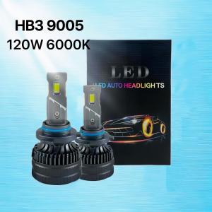 lampu tembak 12 volt HB3 9005 Headlight Lampu Mobil Terang 120W 7000LM Cahaya Putih 6000K