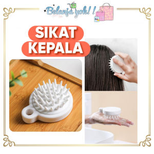BY103 Sisir Putih Bulat Sisir Pijat Kepala