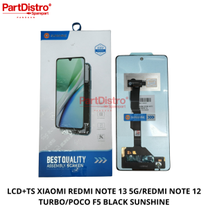 LCD+TS Xiaomi Redmi Note 13 5G/Redmi Note 12 Turbo/Poco F5 Black Sunshine Kualiti Terbaik Layar Sentuh dan LCD