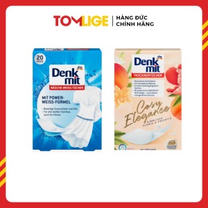[FREESHIP 50K ĐƠN 300K] Combo GIẤY TẨY TRẮNG GIẤY THƠM QUẦN ÁO Denkmit tẩy trắng quần áo hương thơm tươi mát Tomlige
