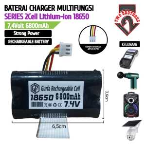 Baterai Mesin Edisi / Baterai EDC / Baterai Speaker / Baterai Tipe Li-ion 2X 18650 6800mAh 74V SOKET JST XH 3 PIN