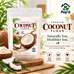 Coconut Flour | Regular & Premium Variations | Gluten-Free Flour for Baking Pancakes Bread Cookies & Low-Carb Recipes