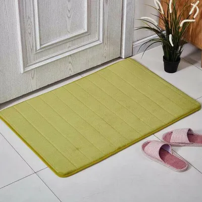 พรมเช็ดเท้าเมมโมรี่โฟม 60✖️40CM พรมเช็ดเท้าห้องน้ำ พรม พรมกันลื่น พรมเช็ดเท้า ผ้าเช็ดเท้า เมมโมรี่โฟม ดูดซับน้ำได้ดี