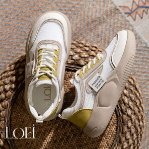 LOEI Chester Sepatu Sneakers Tali Wanita Olahraga Murah Sport Shoes Kekinian 1190