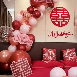 【Ship in 24H】Wedding Pillow 结婚抱枕一对婚房压床娃娃情侣创意公仔沙发靠枕婚庆用品装饰礼物