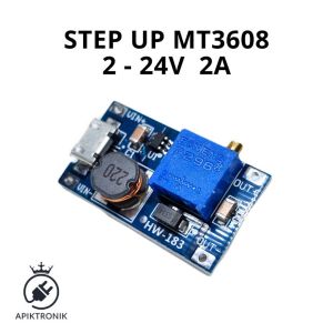 STEP UP MT3608 ADJUSTABLE STEP UP BOOST DC MICRO USB 2A 2V-24V TO 5V-28V