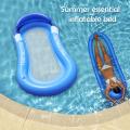 【Local delivery】Inflatable Floating Row Swimming Party Beach Water Pool Float Lounger Chair. 