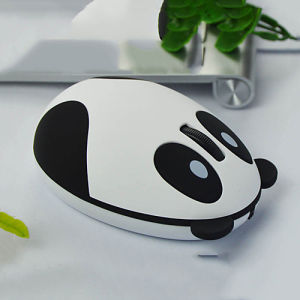 Cute Animal Panda Computer Mouse - Wireless or Wired USB
