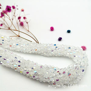 (1 dây~85 hạt) Hạt pha lê hình kim cương 4mm nhiều màu sắc nguyên liệu làm trang sức cổ trang nguyên liệu DIY