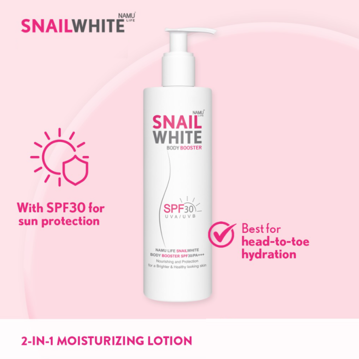 Namu life snail store white body booster