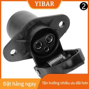 YIBAR 3 pin Trailer ổ cắm kết nối vòng 3 cực Plug-in Trailer máy kéo cắm cho điện Caravan xe tải 12V