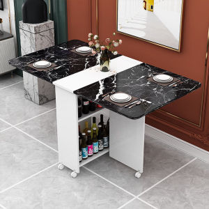 Folding table movable retractable multifunctional table small house must have table