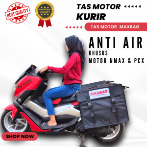 [Ready Stock] Tas motor kualitas bagus bahan kanvas premium anti air tas obrok kurir maxbag serbaguna ready siap kirim