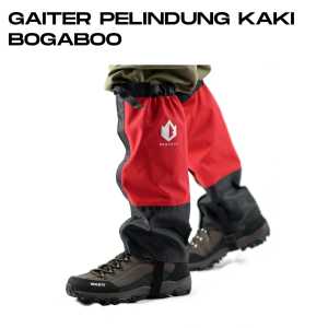 Gaiter BOGABOO Waterproof - Pelindung Kaki Sepatu Outdoor - Gaiter Gunung - Gaiter Hiking - geiter