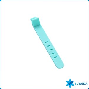 LoviRa Cable Silicone Strap Silicone Cable Organizer Clips Wire Cord Winder accesories Headphone data
