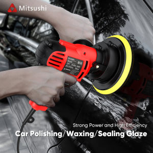 Mitsushi Car buffing machine Car Polishing Machine Waxing Waxer/Polisher 650W 220-240V 125mm Heavy Duty Car Polisher