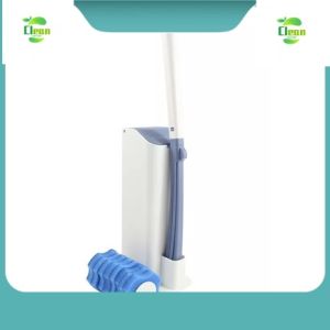 Toilet Brush with Disposable detergent Pads set sponge toilet cleaning brush bowl