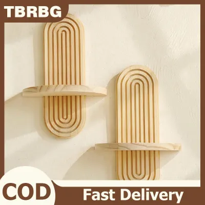 TBRBG Phong Cách Bohemian Kệ Gỗ Để trang trí nhà cổ điển 1 cái treo tường