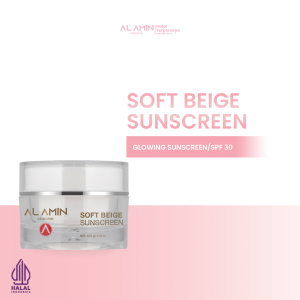 Alamin Skincare Soft Beige Sunscreen Untuk Kulit Kusam Bekas Jerawat Flek/Melasma Kering Melindungi Paparan Sinar Matahari Melembabkan Ada Tone Up BPOM
