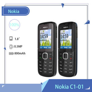 For Nokia C1-01 Original Unlocked GSM Keyboard Mobile Phones