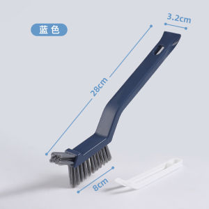 3-in-1 Multifunctional Cleaning Brush with Long Handle Gap Brushes Bristle Toilet Floor Brush Bathroom with hair clip