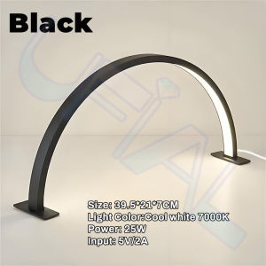 Half Moon Light U-shaped Beauty Light LED Eyelash Beauty Lamp for Nail Art Tattoos Brows Skincare Eyelash Extension