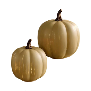 Sparkling Cream Vegetable Sculpture Halloween Party Deck Permanent Rosin Craft Seasonal Table Display