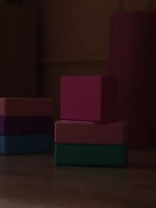 EVA บล็อกโยคะ หมอนโยคะ บล็อกฟิตเนส บล็อกฝึกโยคะแบบคำเดียว อุปกรณ์เสริมโยคะ บล็อกกันลื่น บล็อกกันแรงกด