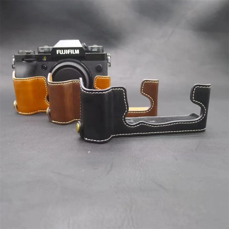 Pu Leather Case Fujifilm Xt200 Bag Camera Bag PU Leather Half