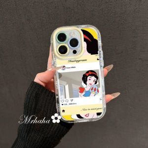 Mrhaha ốp điện thoại tráng gương cho Xiaomi 13t poco x6 pro 5g redmi 12 12c 13c 9a 9c a3 note 8 9s 10 11 12 13 pro 4g 5g phong cách ins công chúa xinh đẹp hoạt hình rõ ràng tối giản điện thoại tráng gương cao cấp ốp bảo vệ silicon