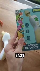 Muyuan~【PIKA】2 in1 Infrared Thermometer Ear Forehead Adult Baby Temperature Meter Cek Suhu Badan Demam