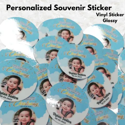 Personalized Souvenir Sticker Vinyl/Any theme/character free layout