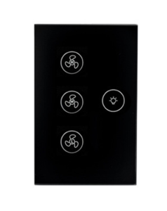 Công tắc quạt trần kết hợp đèn WIFI TUYA thông minh triết áp tăng giảm tốc độ quạt trừ xa trên app