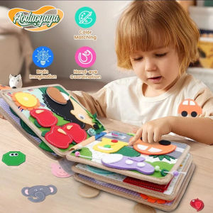 AODUOYAYA 6-Month Baby Tearable Cloth Book Biteable Magic Tape Quiet Educational Enlightenment Toy