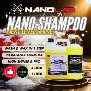Nano Wash Car Shampoo wax | Ultimate Car shampoo Wash & Wax | Syampu Kereta Wax | Nano Syampoo Kereta Wax | Nano Car Shampoo for Car Detailer Centre [ Nanolab ] - Wholesale (NanoXpert Store)