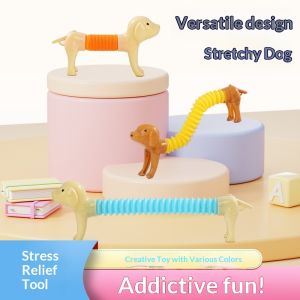 YADOU Stretchy Dog Stress Relief Toy for Kids - Fun Shape-Shifting Pet for Sensory Play and Cognitive Development