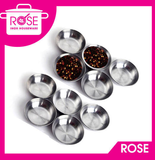 Chén INOX làm BÁNH BÈO, BÁNH BÒ , ĐỰNG NƯỚC CHẤM , GIA VỊ , LÀM HÀO ...