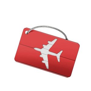 Luggage Tag Aluminum Alloy Anti-loss Label Aircraft Baggage Tag