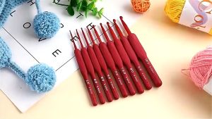 Bộ 9 kim móc len  kim đan len-êm tay bền đẹp phù hợp mọi dự án đan móc