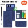 CASE DOMPET MOTIF UNTUK INFINIX SMART 10 PLUS CASE Magnet Flip Cover  Leather Magnet. 