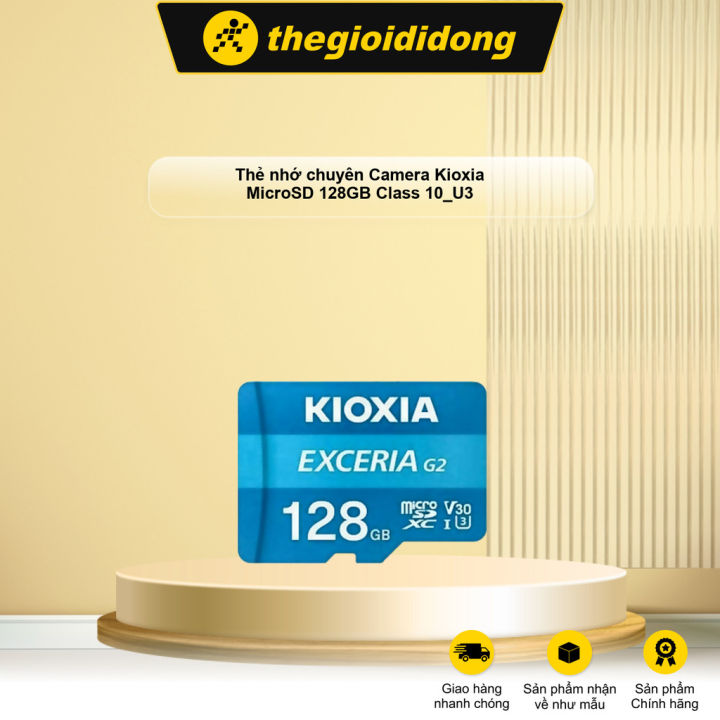 Thẻ nhớ chuyên Camera Kioxia MicroSD 128GB Class 10_U3