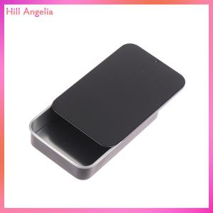 [Hill Angelia] 80*50*15mm Mini Iron Box Slide Cover Storage Box Portable Tin Boxes Container